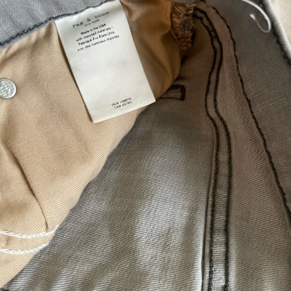 Rag & Bone | Grey ankle skinny mid rise raw edge women’s sz 32 extra lar… - Picture 8 of 15